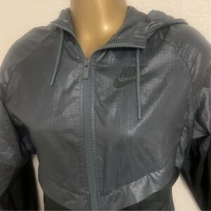 Nike Gray Windbreaker Jacket